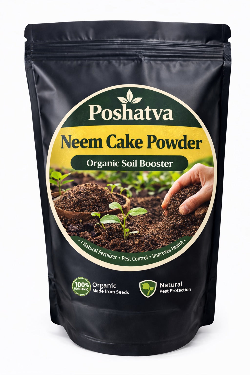 Poshatva Neem Cake Powder pack