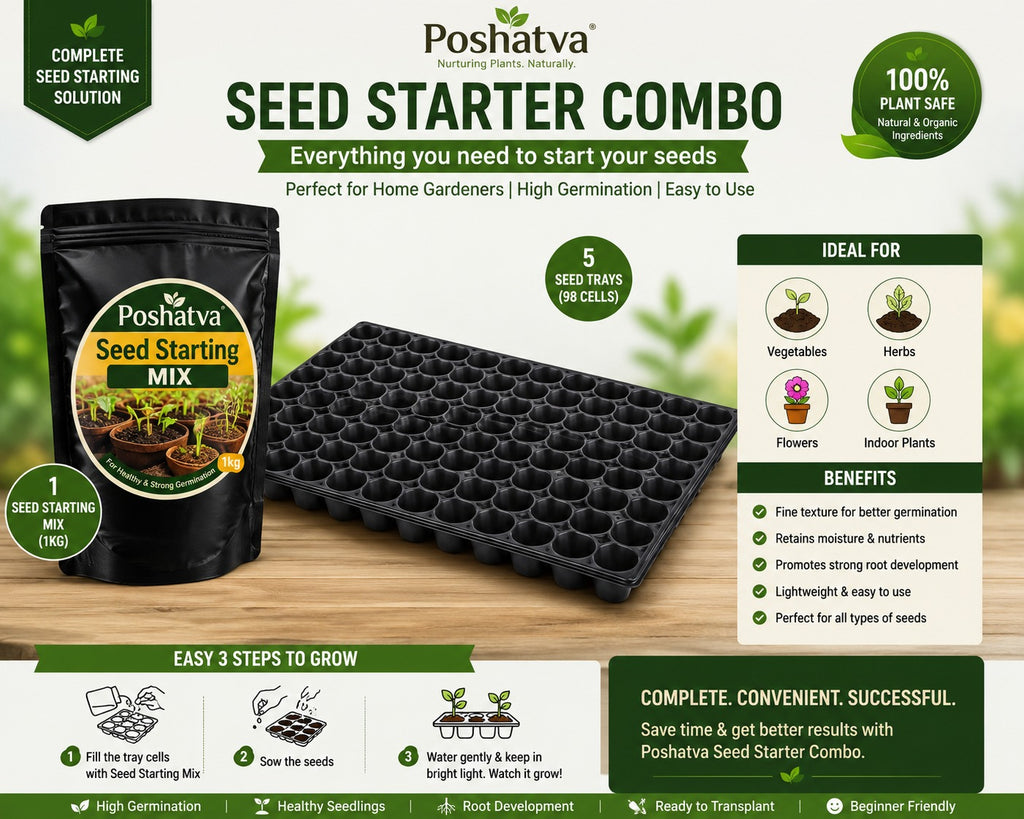 Seed Starter Combo contents and benefits