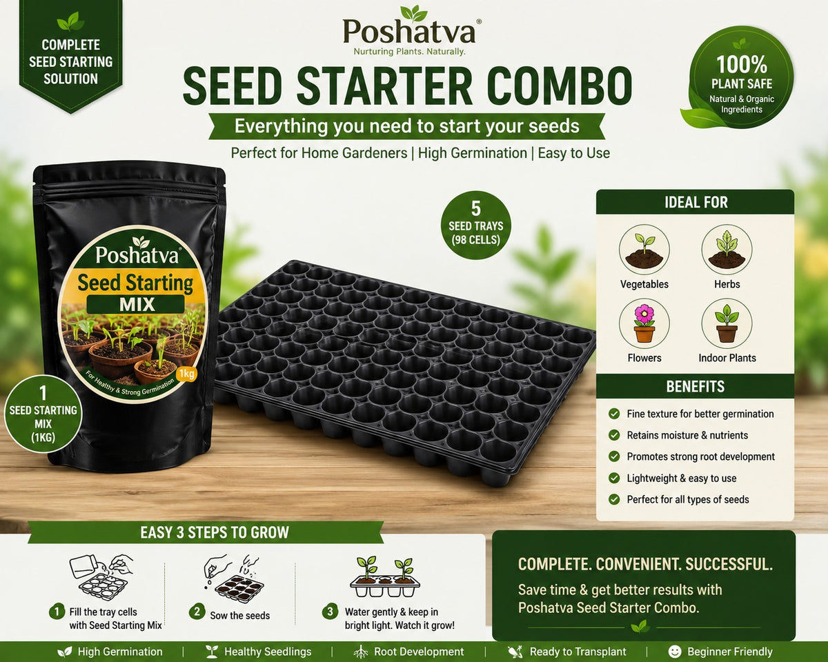 Seed Starter Combo contents and benefits