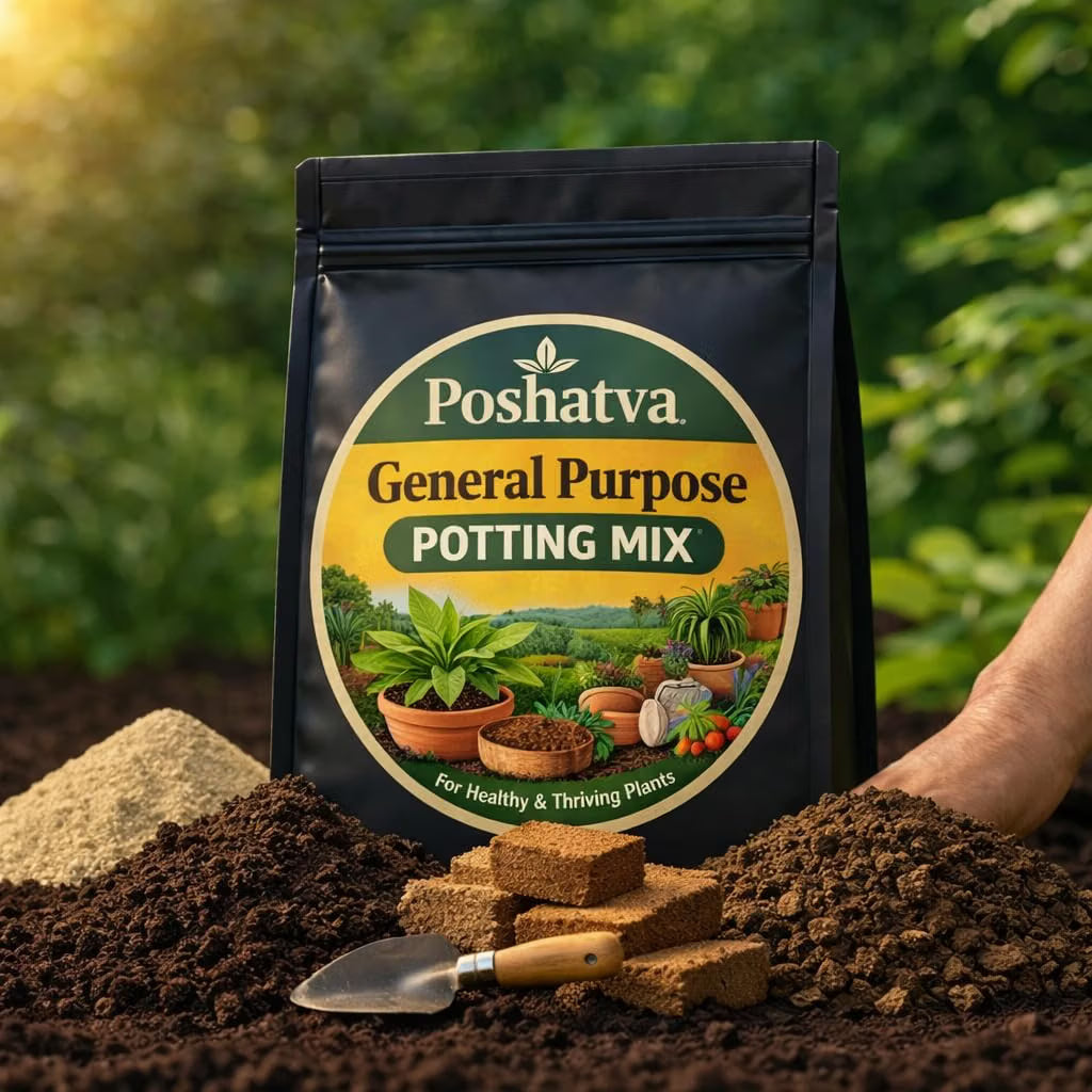 General Purpose Potting Mix in the garden