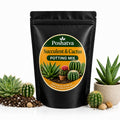 Poshatva Succulent & Cactus Potting Mix | Fast Draining Soil Mix for Succulents & Cactus | Ready-to-Use Potting Soil for Indoor & Terrace Plants