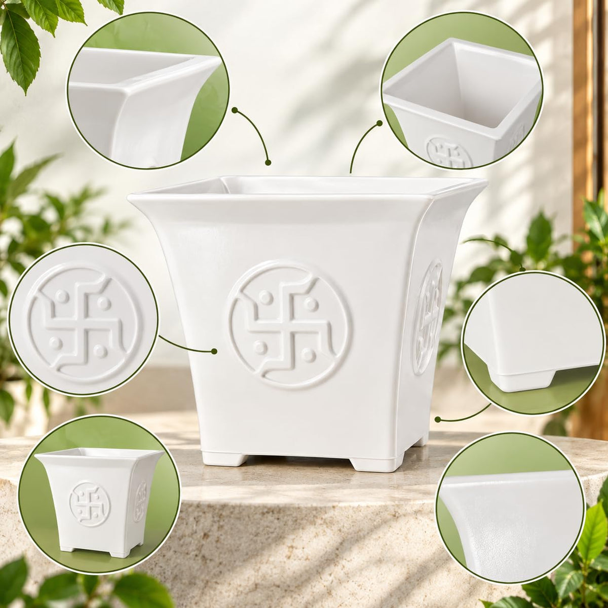 Tulsi planter design details