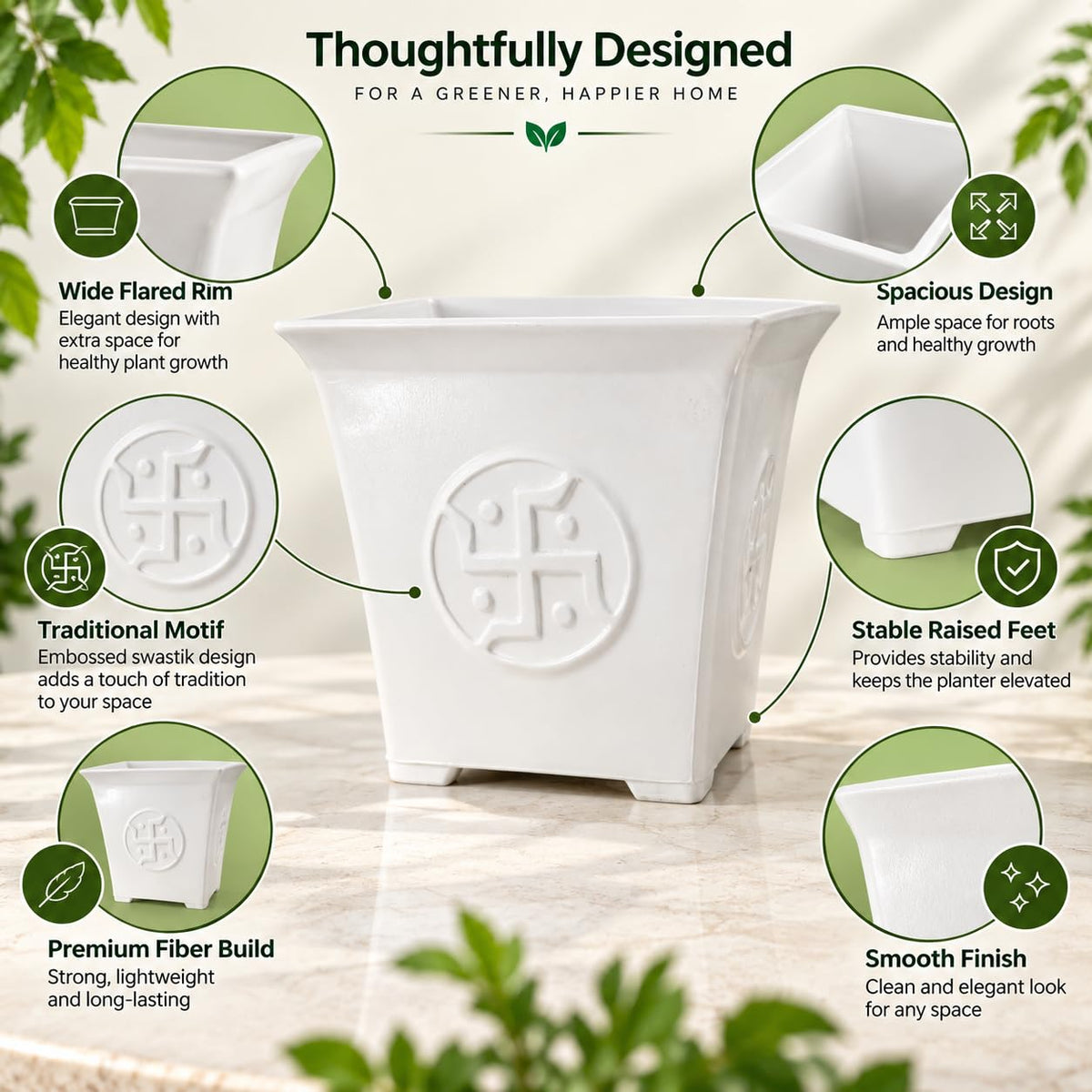 Tulsi planter features