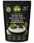 Poshatva Premium White Decorative Pebbles pack